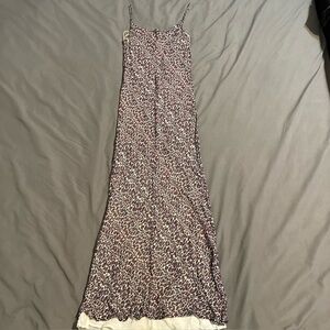 Vintage Future Ozbek Silk Lined Slip Dress Leopard Print Sz 8 Made In Italy
